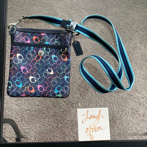 Coach Navy Blue Crossbody Bag - Picture 3 of 4